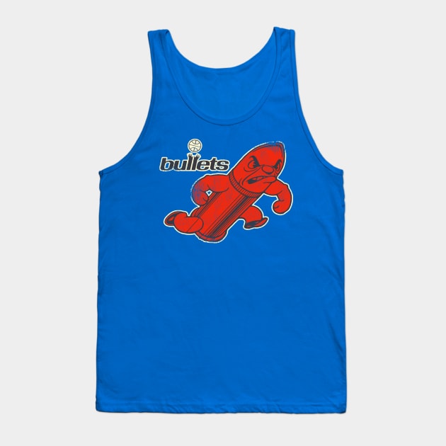 Defunct Washington Bullets 'Bullet Man' Tank Top by Defunctland